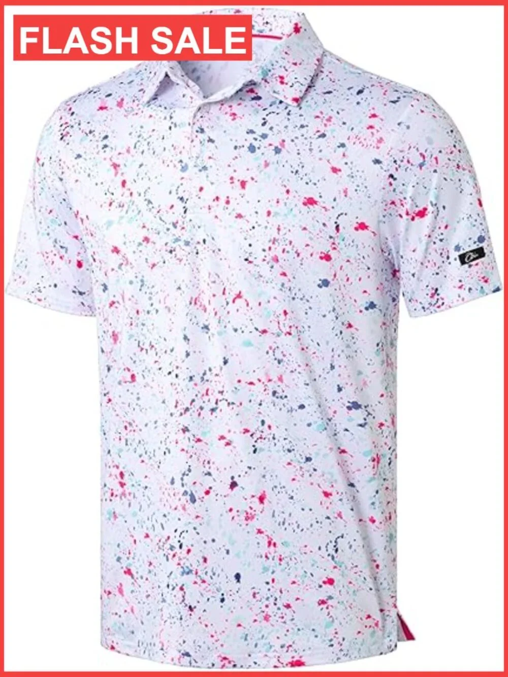 Short Sleeve Performance Polo Golf Shirt Moisture Wicking UPF 50+